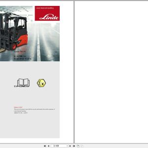 Linde Forklift E386 02 E14EX 2G to E20EX 2G Electrical Hydraulic Diagrams 3868013751 2017 (1)