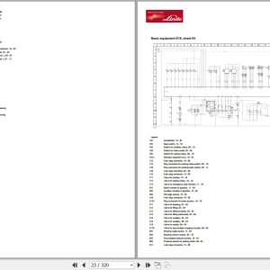 Linde Forklift E386 02 E14Ex Gss To E20Ex Gss Electrical Hydraulic Diagrams 3868013651 2018 (2)