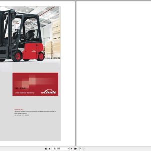 Linde Forklift E386 386 01 E12 to E20 Electrical Hydraulic Diagrams 3868076501 2013 (1)
