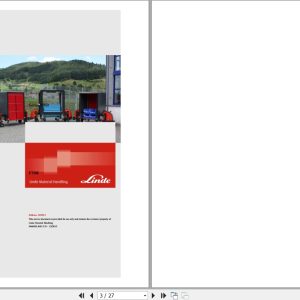 Linde Forklift FT8961 01 FT08C FT10C FT16C FT20C Electrical Diagrams 89608013601 2015 (1)