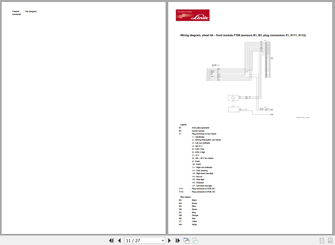 Linde Forklift FT8961 01 FT08C FT10C FT16C FT20C Electrical Diagrams 89608013601 2015 (2)