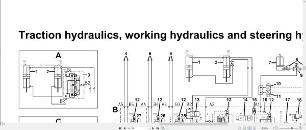 Linde Forklift H1204 01 H35D To H50T Hydraulic Diagrams 12048013601 2023 (2)