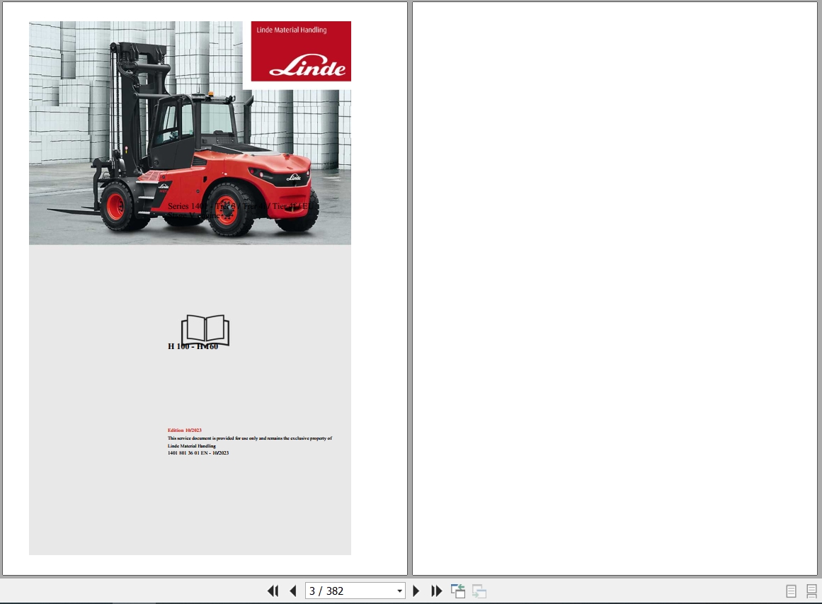 Linde Forklift H1401 01 H100D to H180D Electrical Hydraulic Diagrams 1401801301 2023 (1)