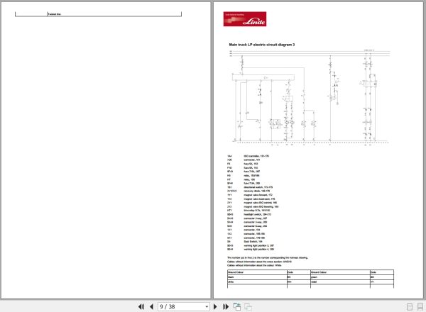 Linde Forklift Ht1219 01 Ht25Ds To Ht35Ts Electrical Hydraulic Diagrams 12198013641 2019 (2)