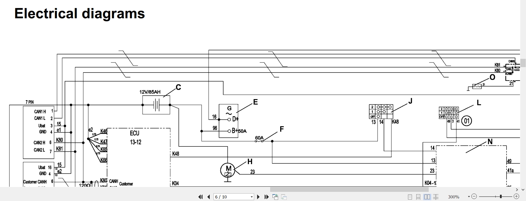 Linde Forklift HT1233 01 HT25D HT30D HT35D Electrical Hydraulic Diagrams 12338013601 2020 (2)