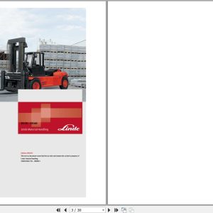 Linde Forklift HT358 01 HT120 to HT180 Electrical Hydraulic Diagrams 3588013601 2013 (1)