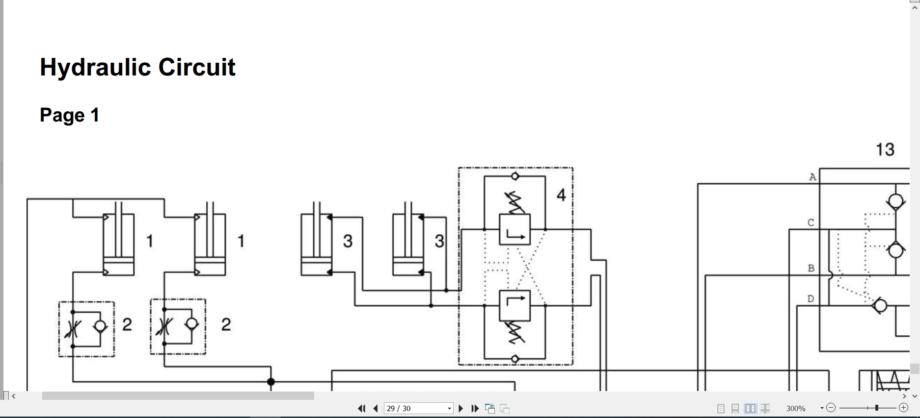 Linde Forklift HT358 01 HT120 to HT180 Electrical Hydraulic Diagrams 3588013601 2013 (3)