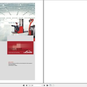 Linde Forklift L1168 01 L14 L14AP L16 L16AP Electrical Hydraulic Diagrams 1168803601 2019 (1)