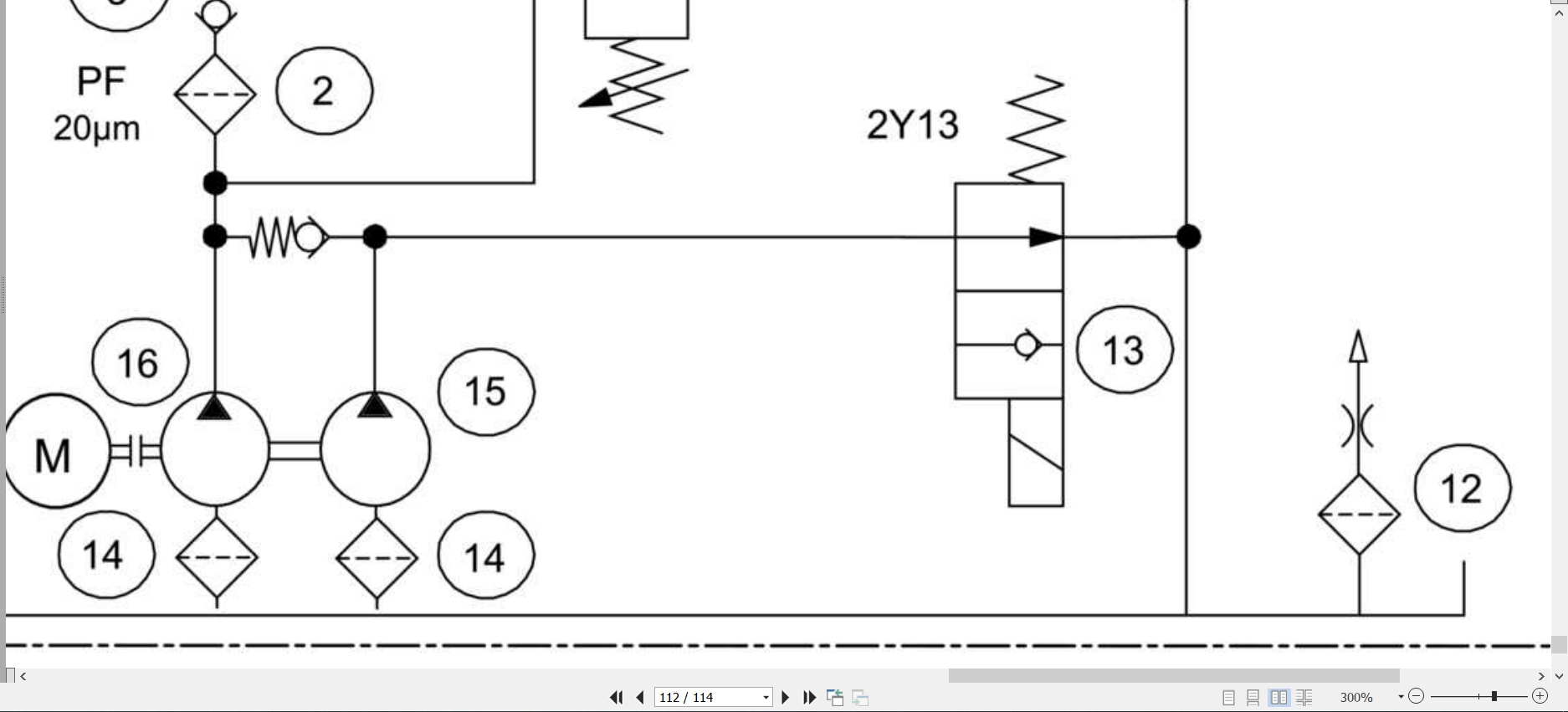Linde Forklift L1174 01 L14R L16R Electrical Hydraulic Diagrams 11748013601 2020 (3)