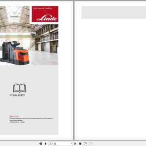 Linde Forklift P1103 02 ETR50 ETR75 Electrical Diagrams 11038013740 2023 (1)