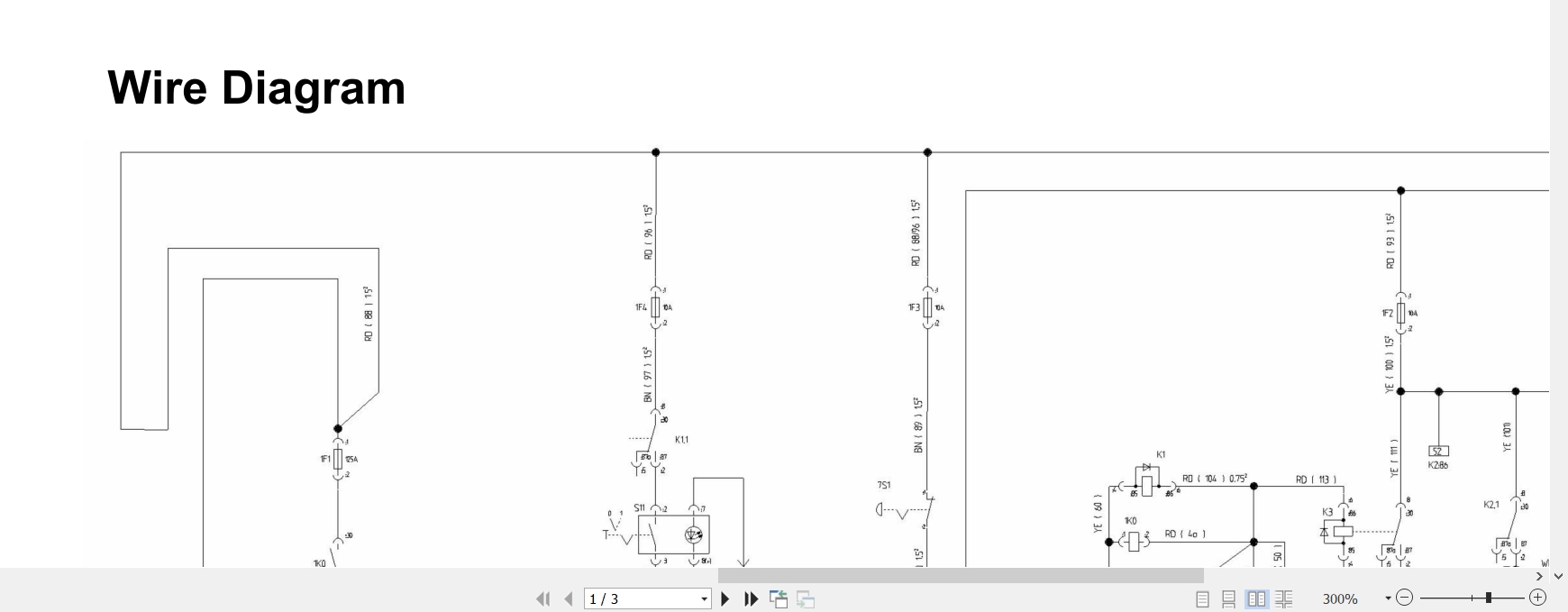 Linde Forklift P1193 01 P20 Electrical Diagrams (1)