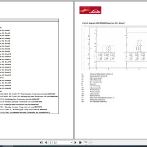 Linde Forklift P4595 01 P40 P40 B P60 Electrical Hydraulic Diagrams 45878026009 2021 (2)