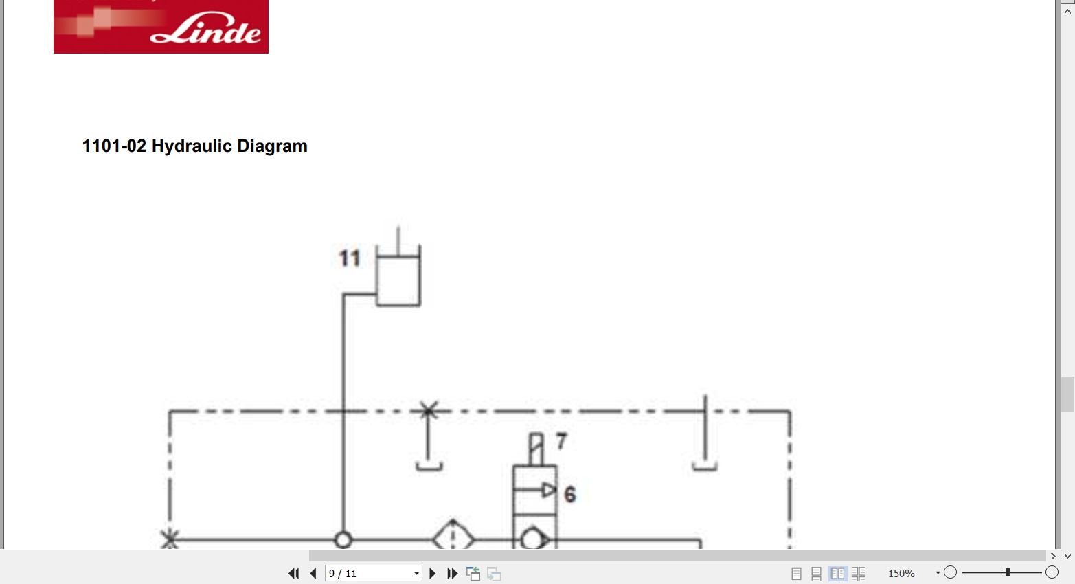 Linde Forklift T1101 02 EW30 to EWR40 Electrical Hydraulic Diagrams 11018013740 2018 (3)