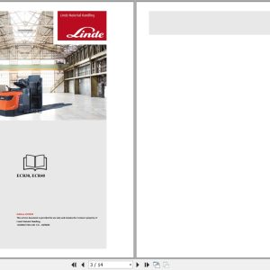 Linde Forklift T1102 01 ECR27 ECR36 Electrical Hydraulic Diagrams 11028013740 2020 (1)