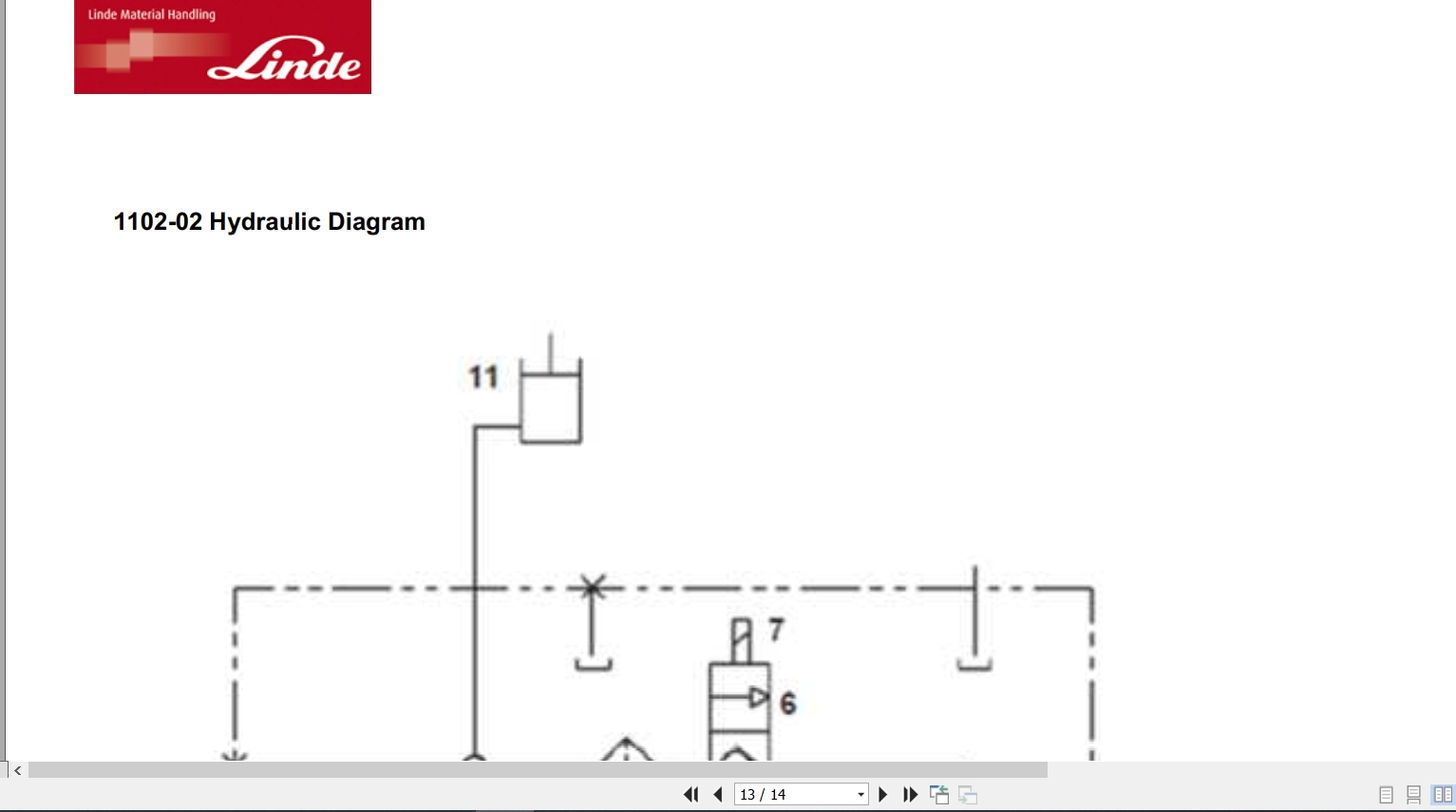 Linde Forklift T1102 01 ECR27 ECR36 Electrical Hydraulic Diagrams 11028013740 2020 (3)