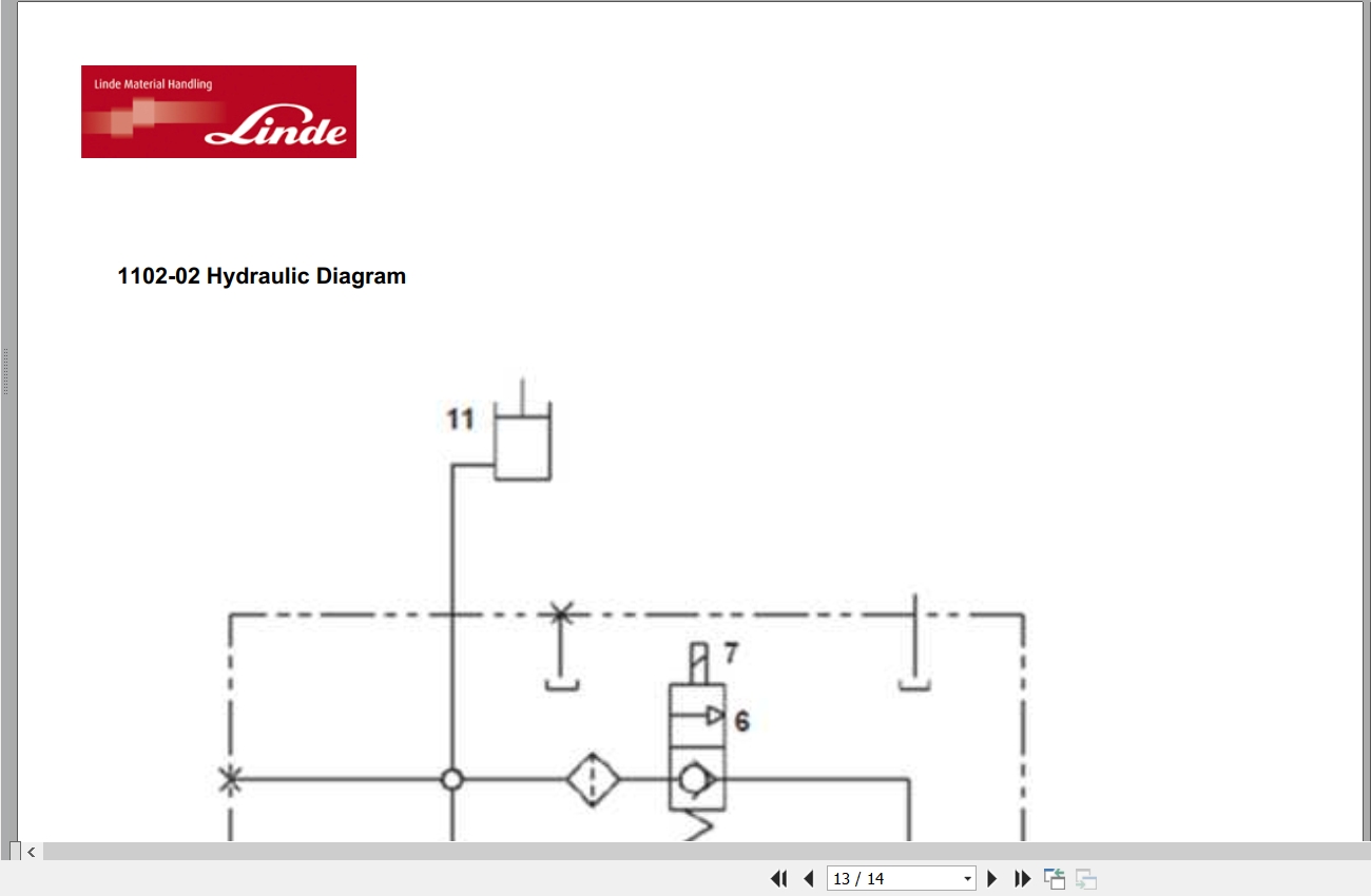 Linde Forklift T1102 02 ECR30 ECR40 Electrical Hydraulic Diagrams 11028013740 2020 (3)