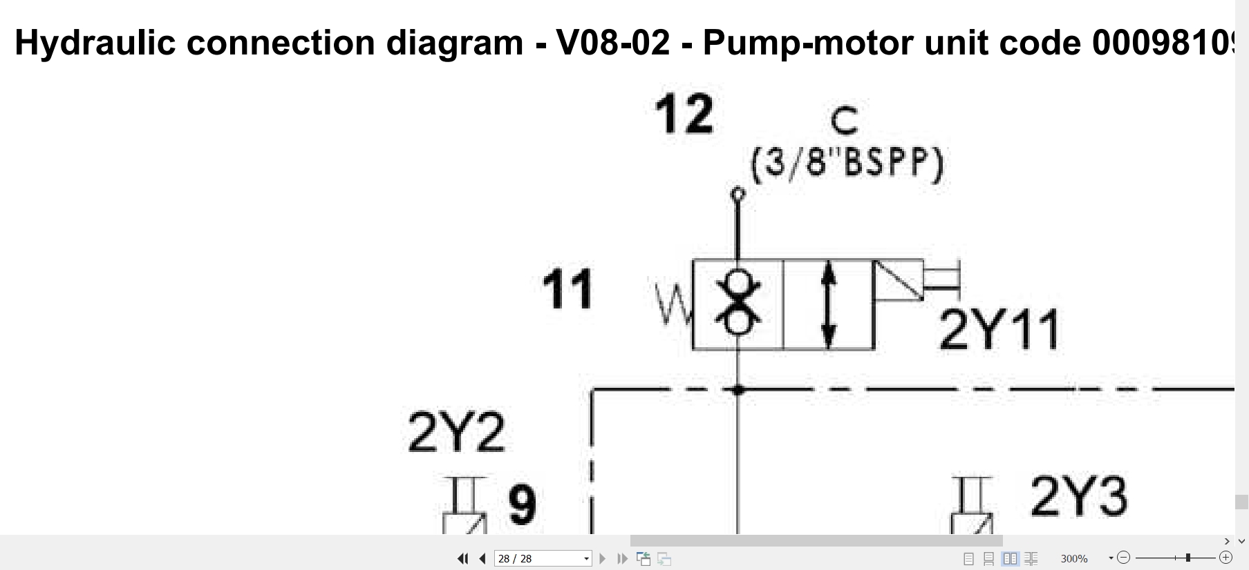 Linde Forklift V4594 01 V08 01 V08 02 Electrical Hydraulic Diagrams 45878026019 2020 (3)