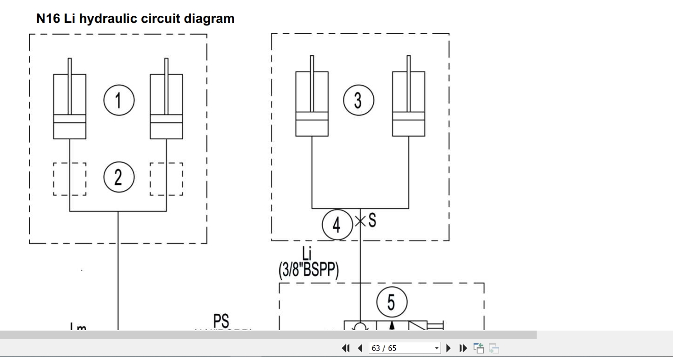 Linde Order Picker N1115 01 N20 to N25SA Electrical Hydraulic Diagrams 11158013601 2021 (3)