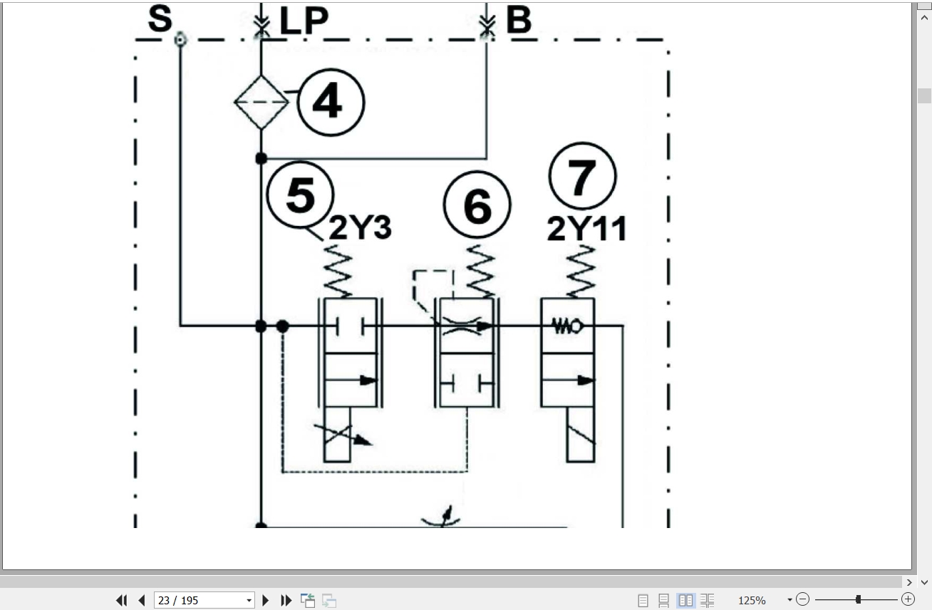 Linde Order Picker N132 01 N20 to N24HP Electrical Hydraulic Diagrams 1328013631 2019 (3)