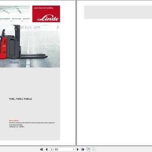 Linde Order Picker N132 01 N20L N20LI N20LoL Electrical Hydraulic Diagrams 1328013631 2019 (1)