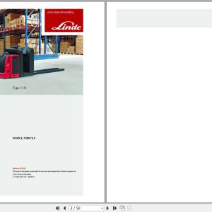 Linde Order Picker V1111 01 N20VI N20VLI Electrical Hydraulic Diagrams 11118013601 2015 (1)