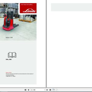 Linde Pallet Stacker D1160 01 D06 D08 Electrical Hydraulic Diagrams 11608013601 2019 (1)