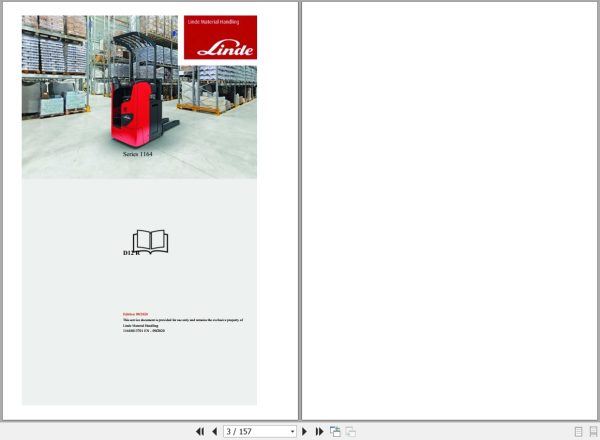 Linde Pallet Stacker D1164 01 D12R D12Rw D12S D12Sf Electrical Hydraulic Diagrams 11648013701 2020 (1)
