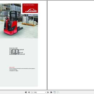 Linde Pallet Stacker D1173 01 D12 D12AP D14 D14AP Electrical Hydraulic Diagrams 11738013601 2024 (1)