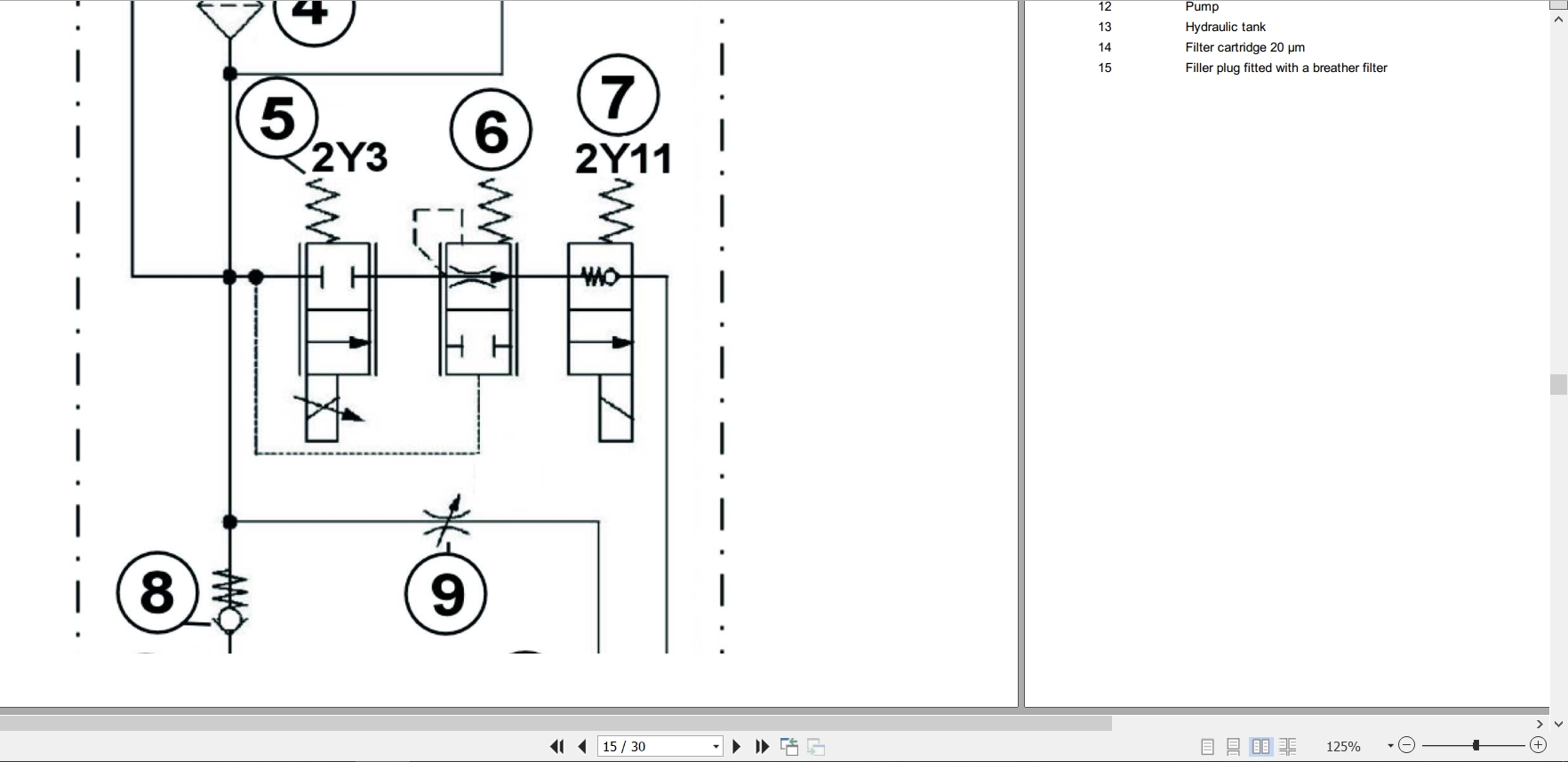 Linde Pallet Stacker L1170 01 L06AC to L16AC Electrical Hydraulic Diagrams 11708013701 2019 (3)