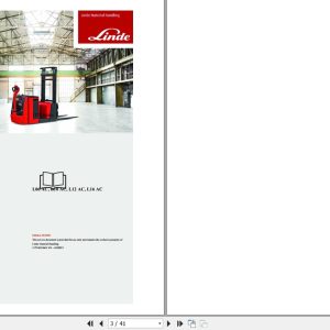 Linde Pallet Stacker L1171 01 L06AC to L16AC Electrical Hydraulic Diagrams 11718013601 2021 (1)