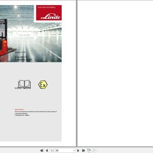 Linde Pallet Stacker L1172 01 L12EX L12iEX Electrical Hydraulic Diagrams 11728013601 2018 (1)