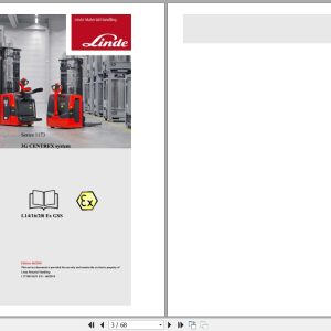 Linde Pallet Stacker L1173 01 L12 EX 3G to L20i EX 3G Electrical Hydraulic Diagrams 11738013651 2018 (1)