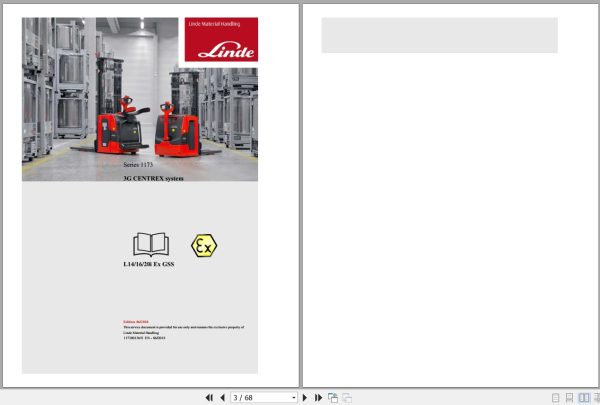 Linde Pallet Stacker L1173 01 L12 EX 3G to L20i EX 3G Electrical Hydraulic Diagrams 11738013651 2018 (1) Linde Pallet Stacker L1173 01 L12 Ex 3G To L20I Ex 3G Electrical Hydraulic Diagrams 11738013651 2018 (1)