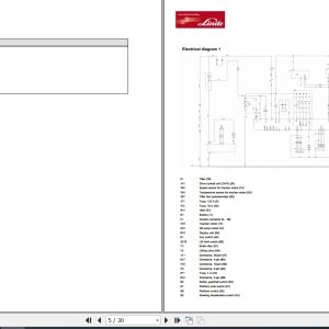 Linde Pallet Truck T1151 02 T16P T20P Electrical Hydraulic Diagrams 11518013631 2020 (2)