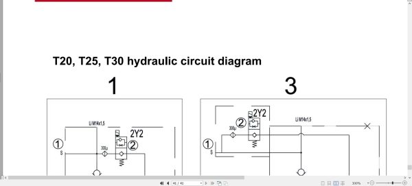 Linde Pallet Truck T1153 01 T20 T25 T25 Ap B T30 Electrical Hydraulic Diagrams 11538013601 2020 (3)