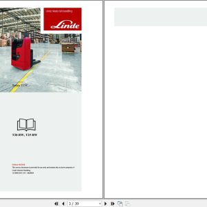 Linde Pallet Truck T1154 01 T20RW T25RW Electrical Hydraulic Diagrams 11548013651 2020 (1)