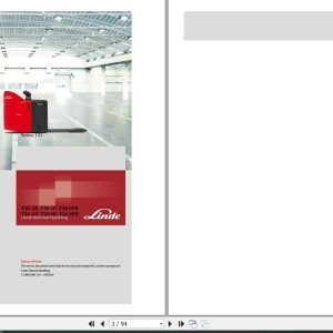 Linde Pallet Truck T131 01 T20AP to T24SP Electrical Hydraulic Diagrams 1318013601 2016 (1)