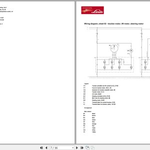 Linde Pallet Truck T140 01 T20R Ex Electrical Hydraulic Diagrams 1408013701 2014 (2)