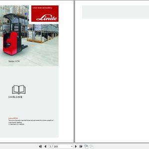 Linde Pallet stacker L1174 01 L14R to L16RW Electrical Hydraulic Diagrams 11748013601 2020 (1)