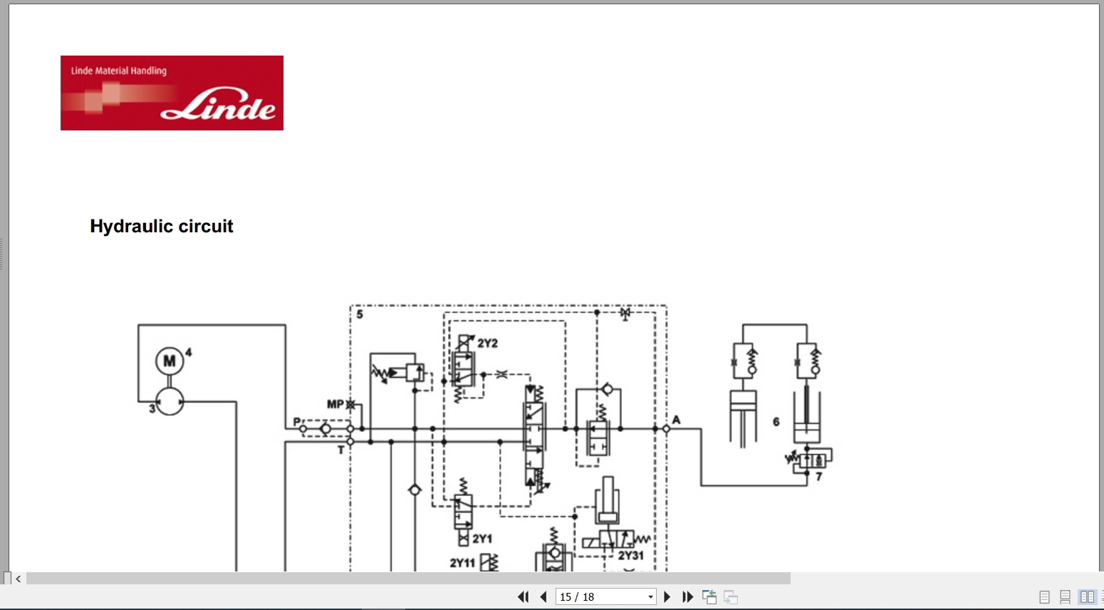Linde Reach Truck R115 01 R10C to R20N Electrical Hydraulic Diagrams 1158013601 2005 (3)