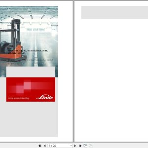 Linde Reach Truck R115 03 R10C R12C R14C Electrical Hydraulic Diagrams 1158013801 2009 (1)