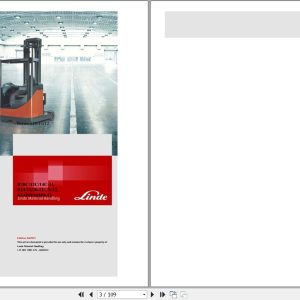 Linde Reach Truck R115 11 R10C R12C R14C Electrical Hydraulic Diagrams 1158013901 2012 (1)