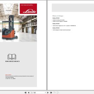 Linde Reach Truck R115 11 R10C R12C R14C Electrical Hydraulic Diagrams 1158013911 2023 (1)