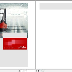 Linde Reach Truck R116 02 R14X R16X R17X R17XHD Electrical Hydraulic Diagrams 1168013701 2009 (1)