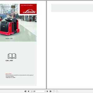 Linde Tow Tractor P1190 01 P matic P30C P50C Electrical Diagrams 11908013601 2020 (1)