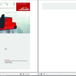 Linde Tow Tractor P132 01 P30 Electrical Diagrams 1328013661 2016 (1)