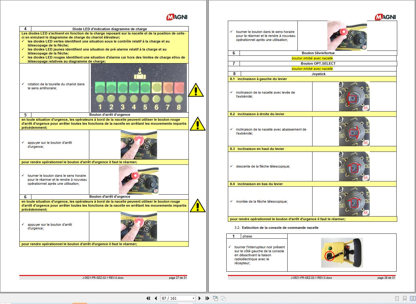 Magni Telehandler RTH 5.21 Operation and Maintenance Manual FR (2)