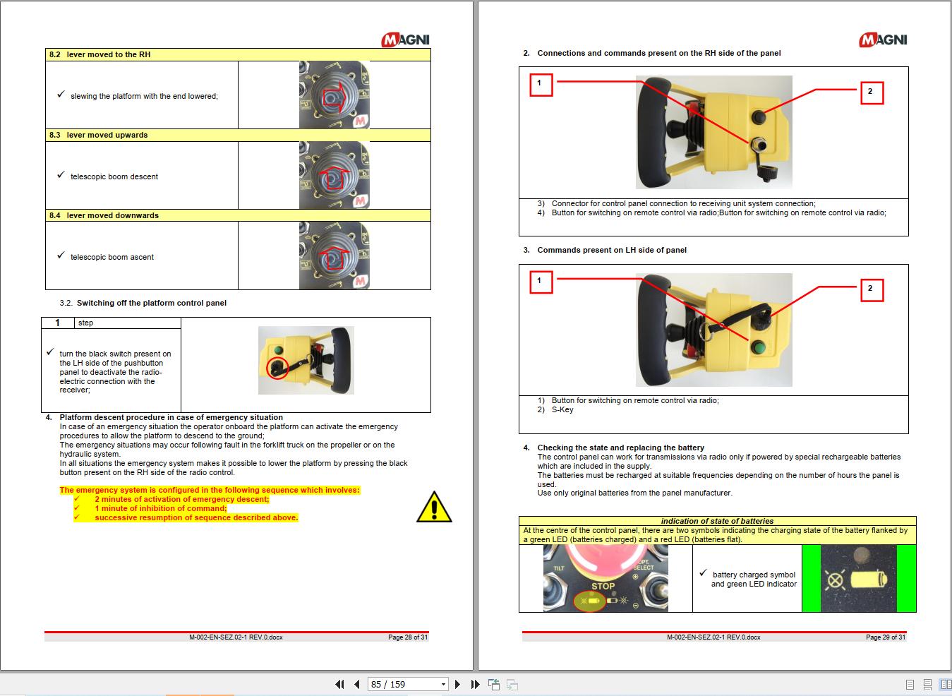 Magni Telehandler RTH 5.26 Operation and Maintenance Manual (2)
