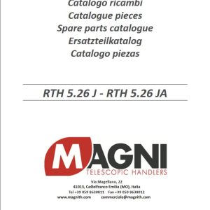 Magni Telehandler RTH 5.26J RTH 5.26JA Parts Catalog 19162 (1)