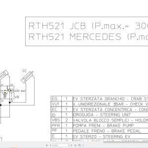 Magni Telehandler RTH5.21 Hydraulic Diagram (1)